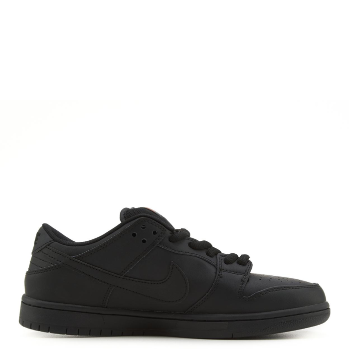 NIke SB Dunk Low Total Black Leather