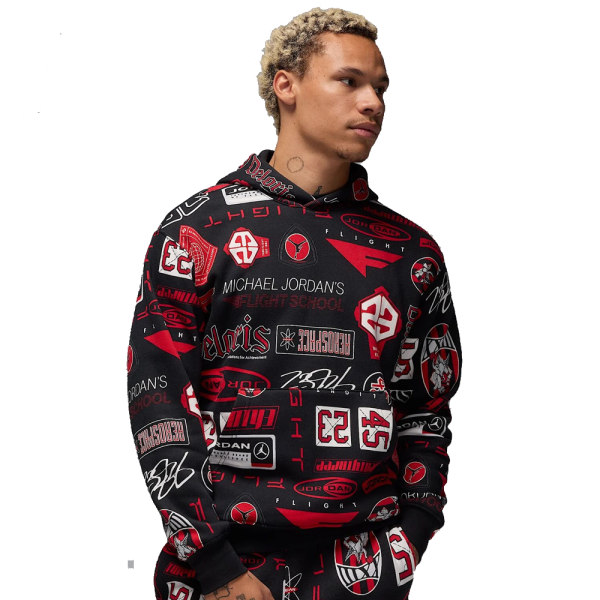 Кофта Nike Air Jordan Essential All-Over Print Fleece Pullover HM7254-010