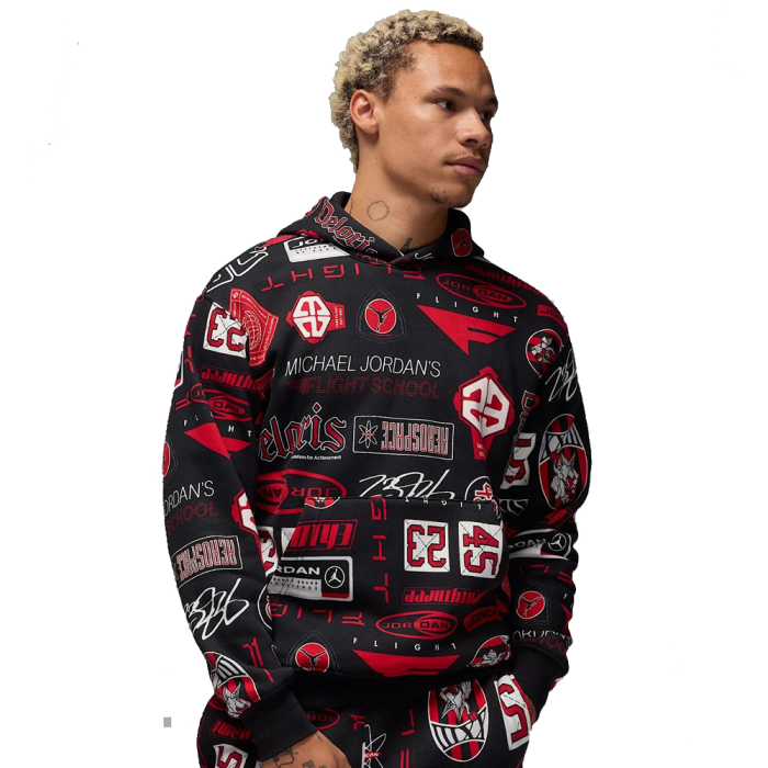 Кофта Nike Air Jordan Essential All-Over Print Fleece Pullover HM7254-010