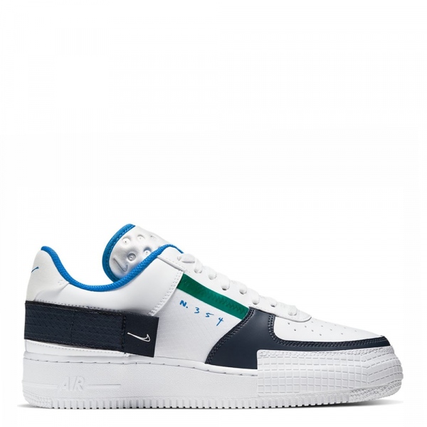 Nike Air Force 1 Type N 354 Obsidian (White/Black/Green)