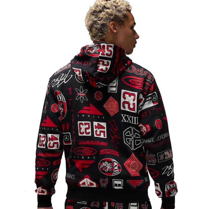Кофта Nike Air Jordan Essential All-Over Print Fleece Pullover HM7254-010