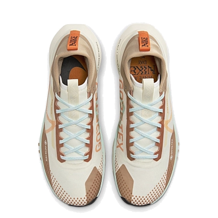NIKE PEGASUS TRAIL 4 GORE-TEX WATERPROOF TRAIL RUNNING SHOES BEIGE/BROWN