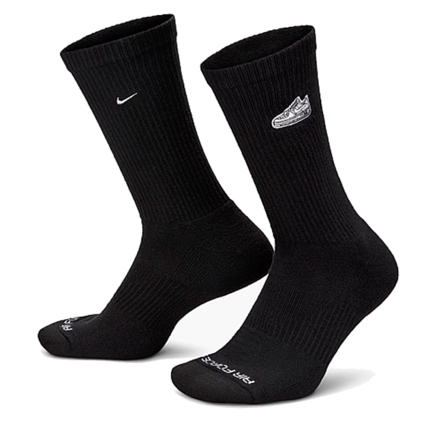 Шкарпетки унісекс Nike Everyday Plus Cushioned Crew Socks (1 Pair) Black FZ3076-010