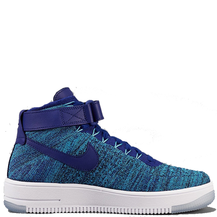 Nike Air Force 1 Flyknit High (Light Blue)