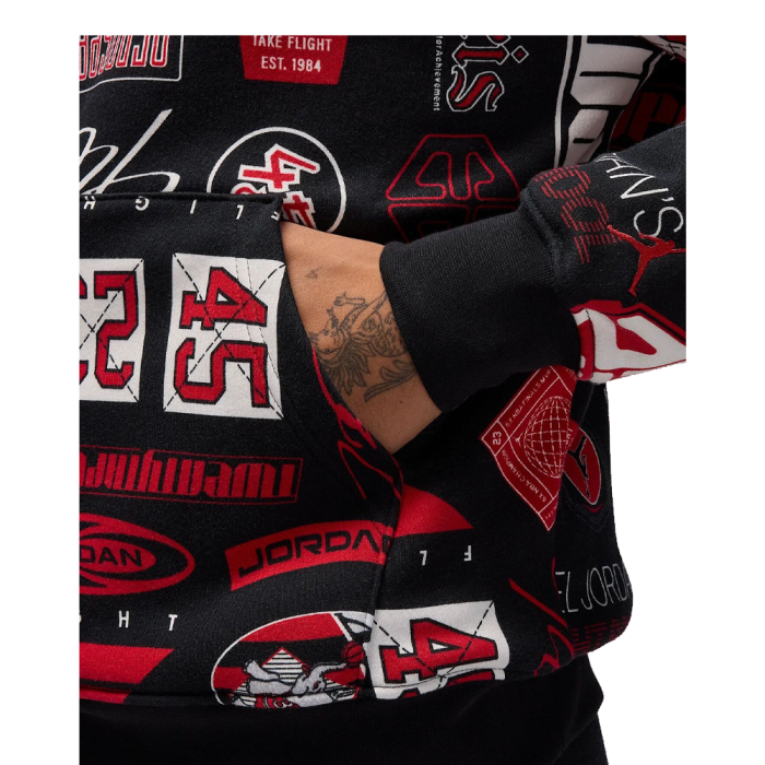 Кофта Nike Air Jordan Essential All-Over Print Fleece Pullover HM7254-010