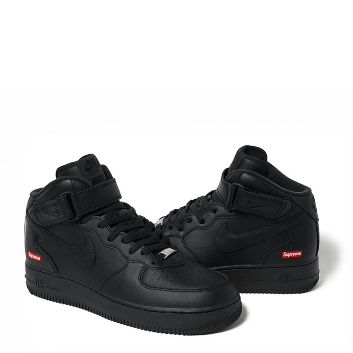 Nike Air Force Mid 1 x Supreme Black