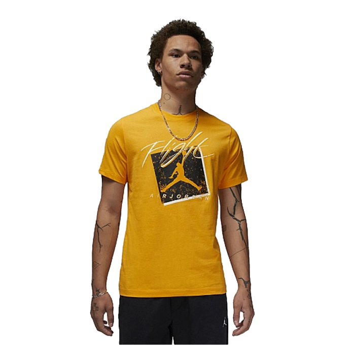 ФУТБОЛКА AIR JORDAN BRAND GFX SS CREW 1 YELLOW DX9593-717