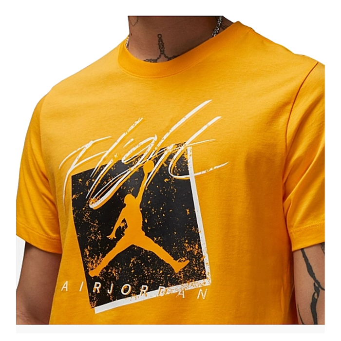 ФУТБОЛКА AIR JORDAN BRAND GFX SS CREW 1 YELLOW DX9593-717