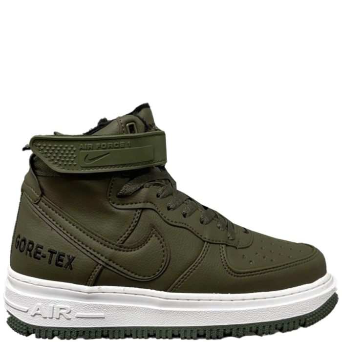 Nike Air Force 1 Gore-Tex Fur (Haki\White)