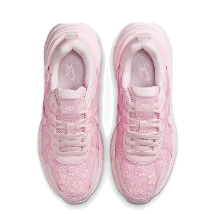 Nike V2K Runtekk White Pink Flowers