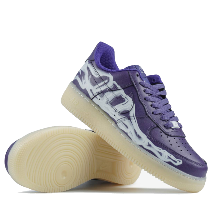 Nike Air Force 1 Low Skeleton Purple