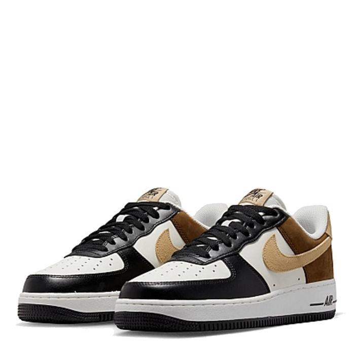 NIKE AIR FORCE 1 LOW 07 MOCHA BROWN TAN BLACK/BROWN