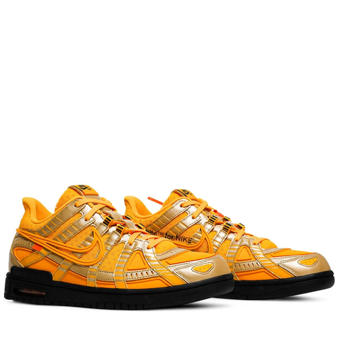 Nike Dunk Air Rubber Dunk 'University Gold' x Off-White