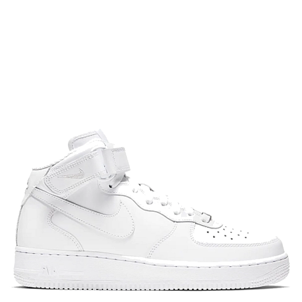 NIKE AIR FORCE 1 MID TRIPLE WHITE DD9625-100