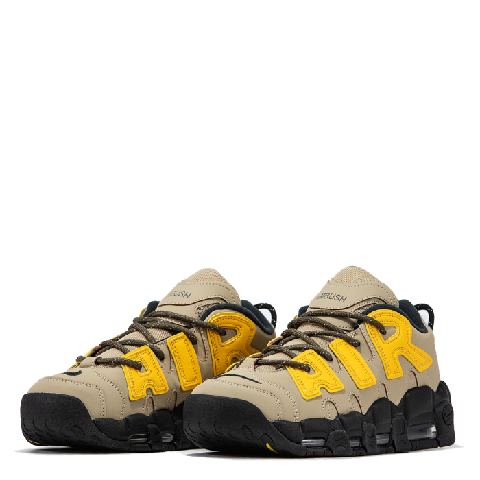 Nike Air More Uptempo x AMBUSH Yellow/Brown