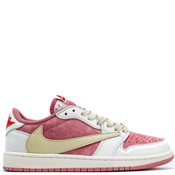 Nike Jordan 1 Low x Travis Scott ''Pink White Beige