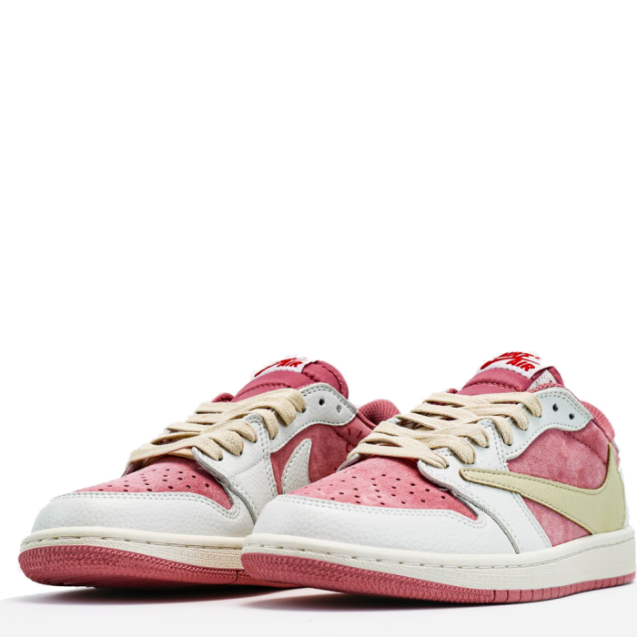 Nike Jordan 1 Low x Travis Scott ''Pink White Beige