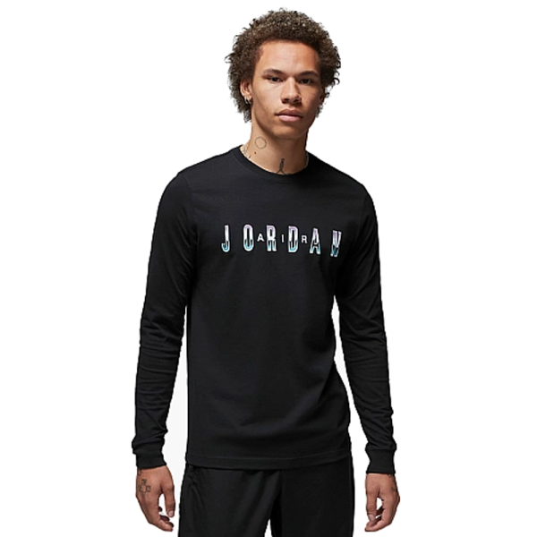 ЛОНГСЛІВ AIR JORDAN CREWNECK BLACK DV8416-010