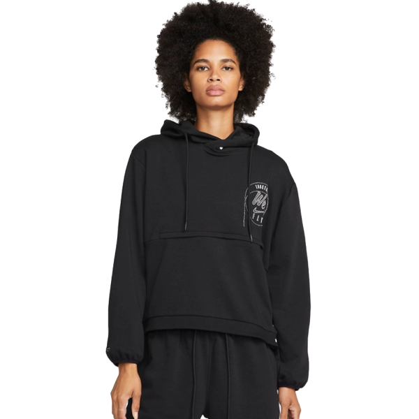 КОФТА NIKE DRI-FIT WOMENS BASKETBALL HOODIE BLACK DQ6770-010