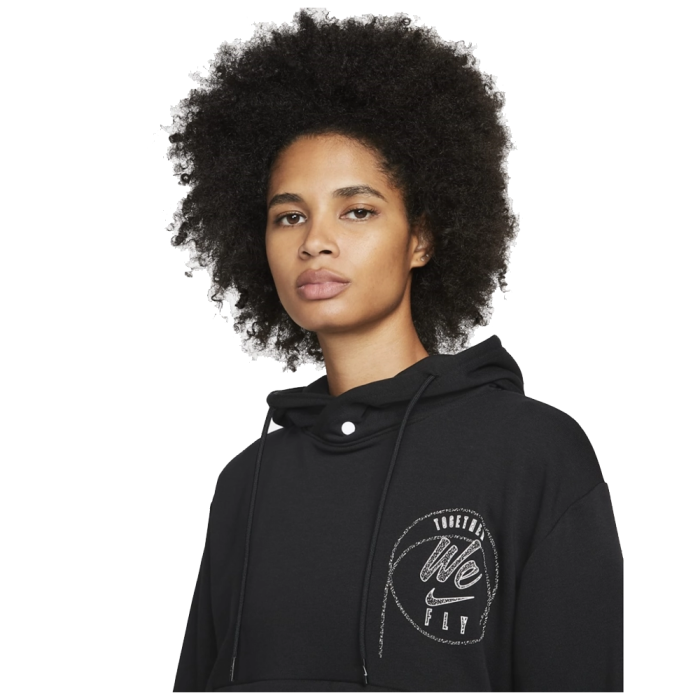 КОФТА NIKE DRI-FIT WOMENS BASKETBALL HOODIE BLACK DQ6770-010