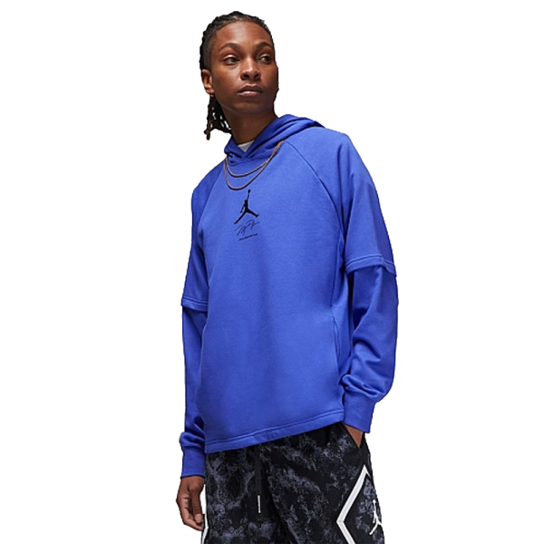 ХУДІ AIR JORDAN DRI-FIT SPORT BREAKFAST CLUB MENS GRAPHIC FLEECE PULLOVER HOODIE BLUE DV9781-430