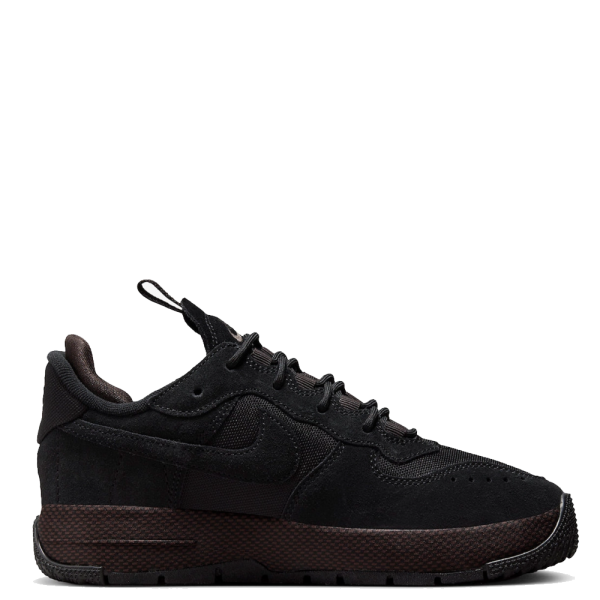 Nike Air Force 1 Wild (Black Velvet/Brown)
