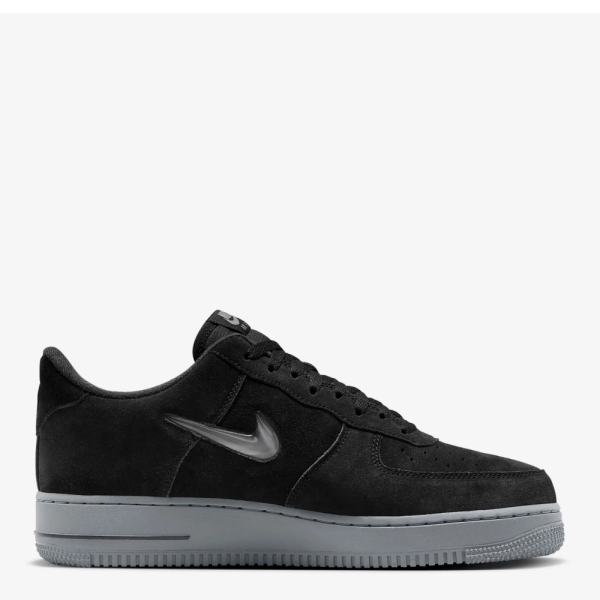 Nike Air Force 1 Low Jewel Suede Black  HQ3827-002
