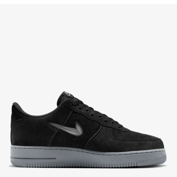 Nike Air Force 1 Low Jewel Suede Black  HQ3827-002