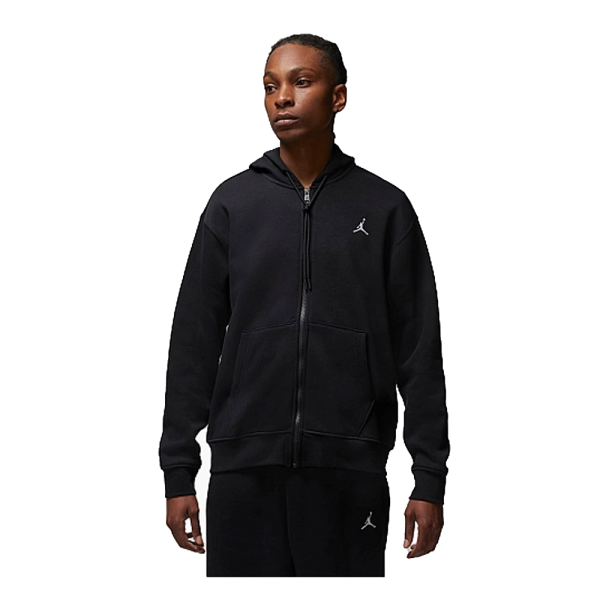 ТОЛСТОВКА AIR JORDAN ESSENTIALS MENS FULL-ZIP FLEECE HOODIE BLACK FJ7771-010