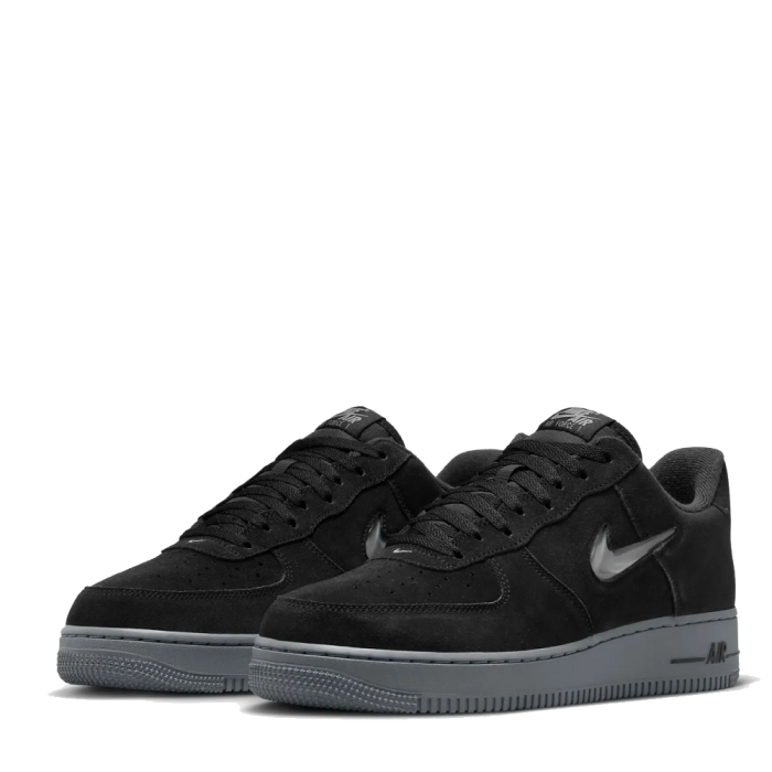 Nike Air Force 1 Low Jewel Suede Black  HQ3827-002