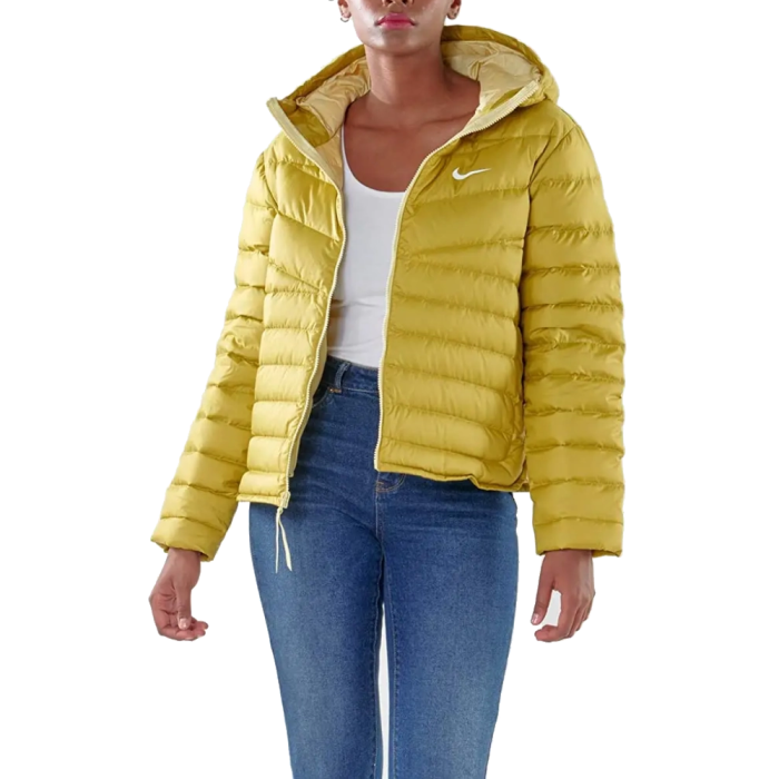 Пуховик жіночий Nike Sportswear Down-Fill Windrunner Yellow CU5094-377