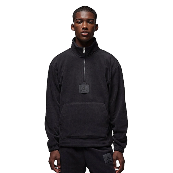 КОФТА AIR JORDAN ESSENTIALS WINTERIZED FLEECE HALF-ZIP BLACK FD7863-010