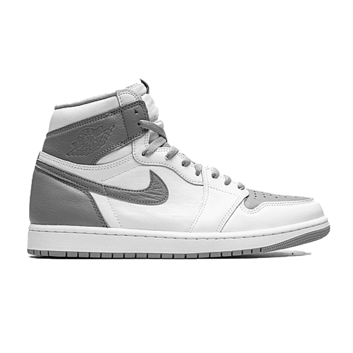 NIKE JORDAN 1 RETRO HIGH OG WHITE/GREY 555088-037