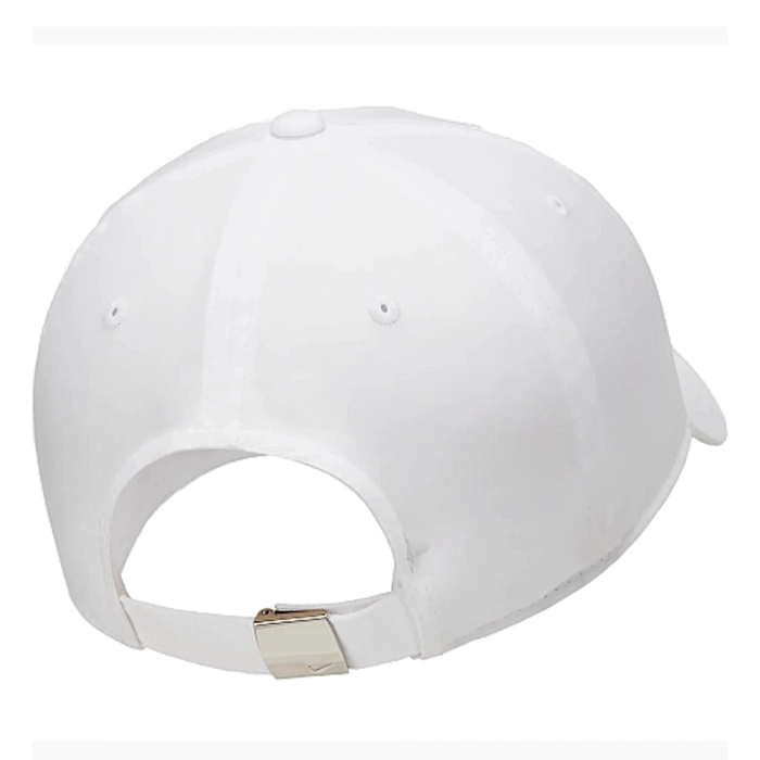 КЕПКА NIKE DRI-FIT CLUB METALL-SWOOSH LOGO CAP WHITE FB5372-100