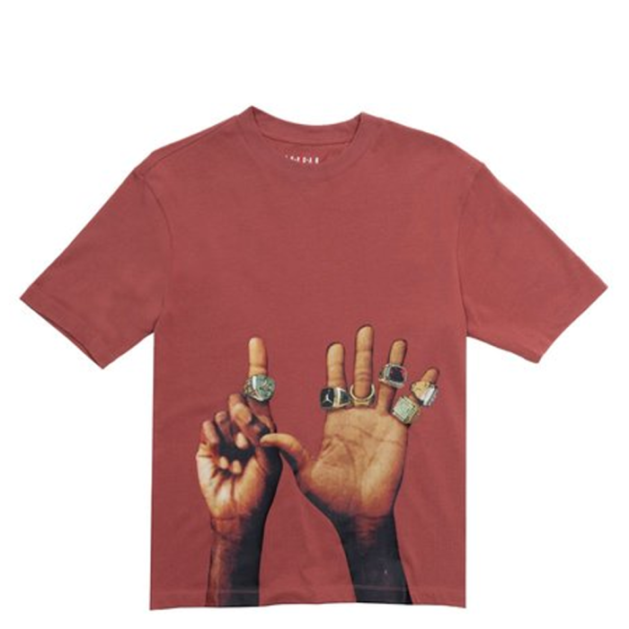 Nike Air Jordan Flight MVP Men's Rings T-Shirt 'Canyon Rust/black