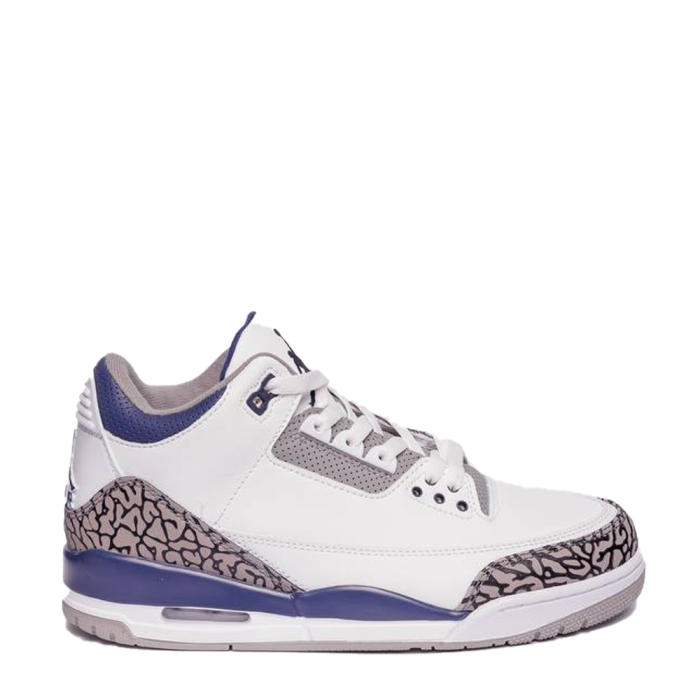 Nike Air Jordan 3 White Cement Purple