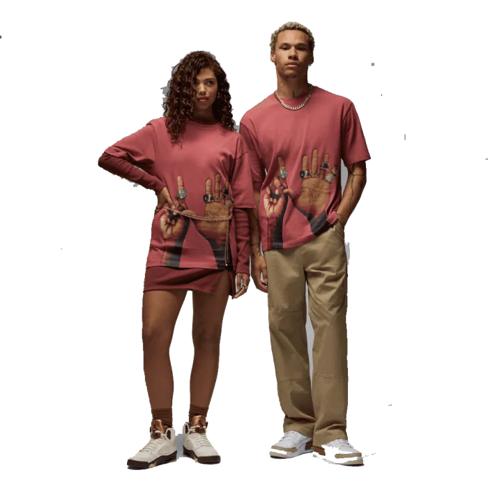 Nike Air Jordan Flight MVP Men's Rings T-Shirt 'Canyon Rust/black