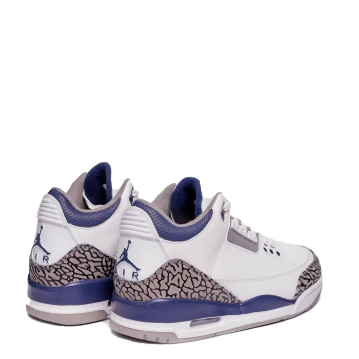 Nike Air Jordan 3 White Cement Purple