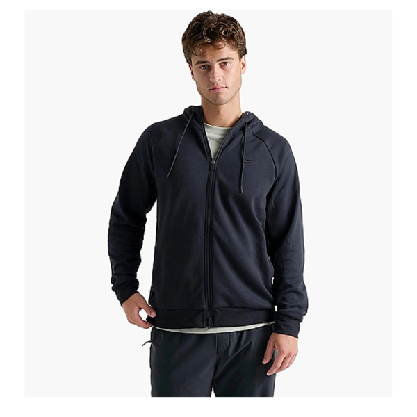 ТОЛСТОВКА NIKE PRIMARY DRI-FIT UV FULL-ZIP VERSATILE HOODIE BLACK FZ0967-010
