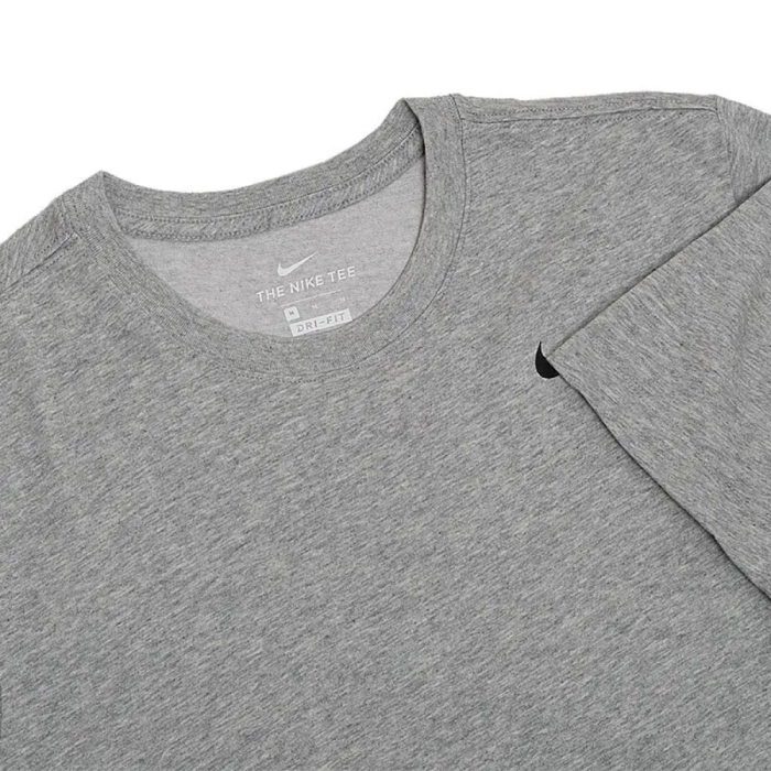 NIKE DRI-FIT CREW SOLID TEE GREY