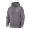 Толстовка NIKE M NSW CLUB HOODIE FZ BB GREY