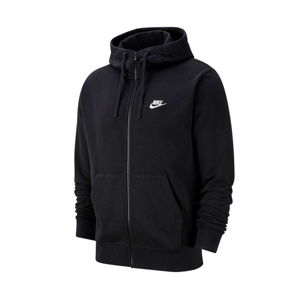 Толстовка NIKE M NSW CLUB HOODIE FZ FT BLACK