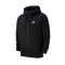 Толстовка NIKE M NSW CLUB HOODIE FZ FT BLACK
