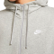 Толстовка NIKE M NSW CLUB HOODIE FZ FT GREY