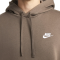 NIKE PULLOVER HOODIE BROWN