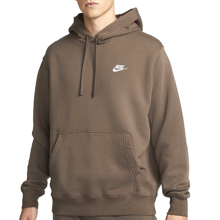 NIKE PULLOVER HOODIE BROWN