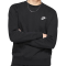 Свитшот NIKE M NSW CLUB CRW FT BLACK