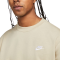 Світшот NIKE NSW CLUB CREW FRENCH TERRY SWEATSHIRT BEIGE