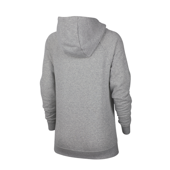 NIKE W ESSENTIAL FLEECE HOODIE GREY