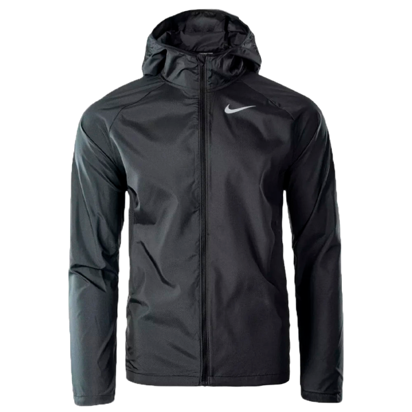 NIKE ESSENTIAL RUNNING HOODED BLACK